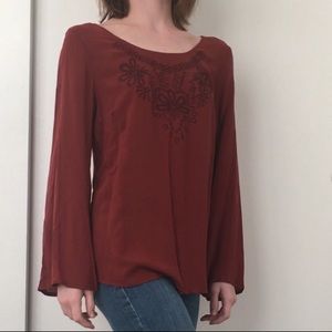 Faded Glory Embroidered Top